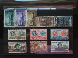 REPUBBLICA - 4 Serie Timbrate Anni '49/'52 + Spese Postali - 1946-60: Used