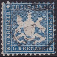 Wurttemberg 1863 Sc 37 Mi 27 Used - Oblitérés