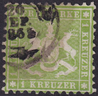 Wurttemberg 1863 Sc 34 Mi 25 Used - Gebraucht