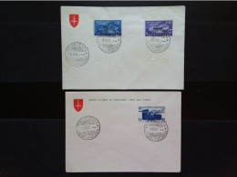 TRIESTE A - 2 F.D.C. Montecassino + ICAO + Spese Postali - Used
