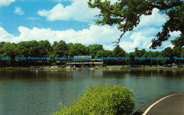 R153256 The Lake And Boathouse. Llandrindod Wells. Photo Precision - World