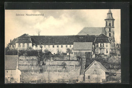 AK Neudrossenfeld, Ortspartie Mit Schloss  - Autres & Non Classés