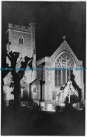 R152657 Old Postcard. Church By Night - World