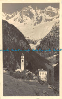 R152679 Old Postcard. Snowy Mountains. Church - Monde