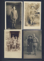 RPPC WWI - SOLDIERS - RED CROSS - POW? - 5x Postcard Lot - War 1914-18