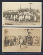 RPPC US SOLDIERS Boxing Match, Panama 1904-18 - 2x Postcard Lot - Sammlungen & Sammellose