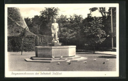 AK Stassfurt, Bergmannsbrunnen  - Stassfurt