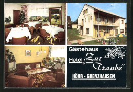 AK Höhr-Grenzhausen, Hotel Zur Traube, Beethovenstrasse 4, Innenansichten  - Hoehr-Grenzhausen