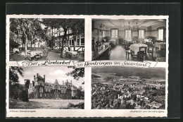 AK Herdringen Im Sauerland, Gasthaus Lindenhof, Innenansicht, Schloss Herdringen  - Other & Unclassified