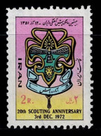 IRN-07- PERSIA (-I-R-A-N-) - 1972 - MNH - SCOUTS- 20TH SCOUTING ANNIVERSARY - Iran
