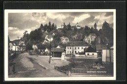 AK Deutschfeistritz, Strassenpartie Mit Gasthof Zum Felsen  - Autres & Non Classés