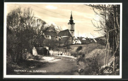 AK Trofaiach In Der Glawoggen, Ortspartie Mit Kirche Im Winter  - Autres & Non Classés