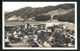 AK St. Michael Ob Leoben, Teilansicht Mit Kirche  - Autres & Non Classés