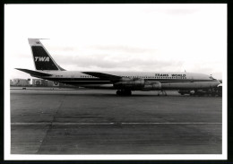 Fotografie Flugzeug Boeing 707, Passagierflugzeug Der TWA, Kennung N28724  - Aviación