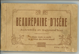 CARNET COMPLET De 22 CARTES + 26 PAGES PUBLICITAIRES SUR BEAUREPAIRE D'ISERE ( PEU COURANT - BELLE TROUVAILLE ) - Beaurepaire