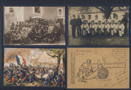 WWI - World War One - MILITARY - FRANCE - 16x Postcard Lot - War 1914-18
