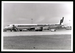 Fotografie Flugzeug Douglas DC-8, Passagierflugzeug Der Universal Airlines, Kennung N801U  - Luftfahrt