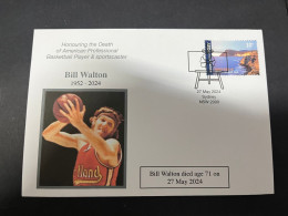 29-5-2024 (6 Z 27)  Death Of American Professioal Basketball Player - Bill Walton (27-5-2024) Age 71 - Pallacanestro