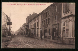 CPA Balbigny, Rue Principale (coté Roanne)  - Roanne