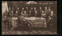 AK V. Moltke, V. Bülow, V. Francois, V. Bethmann-Hollweg, V. Haeseler  - Guerre 1914-18