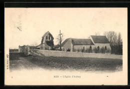 CPA Mer, L`Eglise D`Aulnay  - Mer