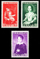 SAARLAND 1954 Nr 354-356 Postfrisch S1B5E12 - Ungebraucht