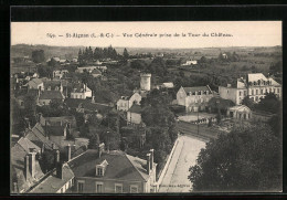 CPA St-Aignan, Vue Générale Prise De La Tour Du Chateau  - Saint Aignan