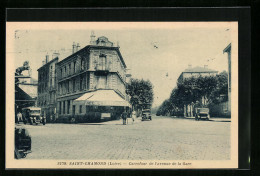 CPA Saint-Chamond, Carrefour De L`avenue De La Gare  - Saint Chamond