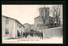 CPA Fontanès, Sortie De L`Eglise  - Sonstige & Ohne Zuordnung