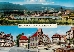 73949407 Bad_Sooden-Allendorf Panorama Ortspartien Marktplatz Brunnen - Bad Sooden-Allendorf