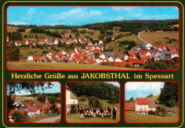 73908099 Jakobsthal Unterfranken Panorama Gasthof Pension Zur Knoepphuette Detai - Sonstige & Ohne Zuordnung