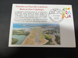 29-5-2024 (6 Z 27) (émeute) Riots In New Caledonia - Nouméa Internatonal Airport May Re-open On 2 June 2024 - Altri & Non Classificati