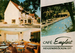 73908090 Heigenbruecken Cafe Englert Gaststube Freibad - Other & Unclassified