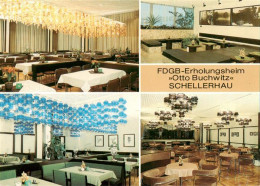 73908068 Schellerhau FDGB Erholungsheim Otto Buchwitz Speisesaal Wintergarten Ga - Altenberg