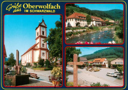 73908059 Oberwolfach Kirche Kinzigpartie Ortsansicht - Other & Unclassified
