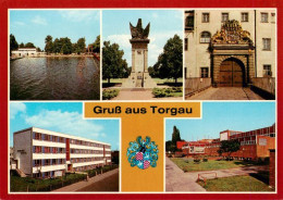 73908045 Torgau Strandbad Denkmal Der Begegnung Schloss Hartenfels Friedrich Wol - Torgau