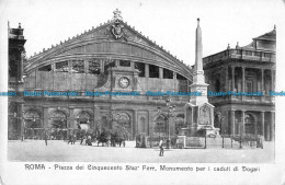 R152019 Roma. Piazza Dei Cinquecento Staz Ferr. Monumento Par I Caduti Di Dogali - Monde