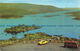 R153354 The Kyles Of Bute From Above Tighnabruaich. White. Colourmaster - World