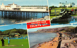 R153357 Greetings From Colwyn Bay. Multi View. Dennis. 1977 - World