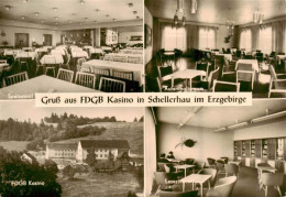 73908016 Schellerhau FDGB Kasino Speisesaal Aufenthaltsraum Lesezimmer - Altenberg