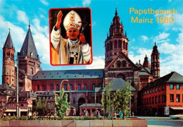 73908001 Mainz  Rhein Mainzer Dom Papstbesuch 1980 - Mainz