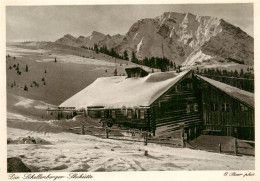 73907975 Berchtesgaden Schellenberger Skihuette Auf Dem Rossfeld Mit Dem Hohen G - Berchtesgaden