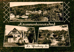 73907932 Krummenhennersdorf Panorama Pastoral Kolleg Ortspartie - Autres & Non Classés