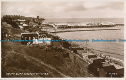 R153396 South Cliff. Walton On Naze. Valentine. No H.1054. RP. 1948 - World