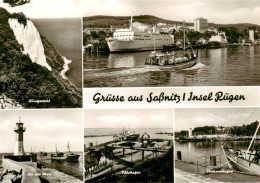 73907914 Sassnitz Ostseebad Ruegen Koenigsstuhl An Der Mole Faehrhafen Fischerei - Sassnitz