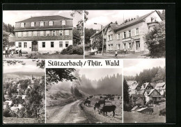 AK Stützerbach /Thür. Wald, Goethehaus, Gasthaus Eintracht  - Autres & Non Classés