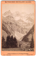 Fotografie Otto V. Zabuesnig, Kempten, Ansicht Oberstdorf, Blick Auf Den Ort Mit Alpenpanorama  - Lieux