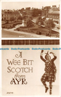 R152089 Burns Statue Square. A Wee Bit Scotch From Ayr. Valentine. RP. 1955 - Monde