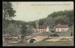 CPA Usson-en-Forrez, Route D`Apinac, Pont Sur Le Champdieu  - Autres & Non Classés