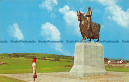 R153435 Bruce Memorial Statue. Bannockburn. Stirling. Scotland. Dexter - Monde